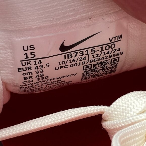 Nike Vomero 18 Men Size 15 Sail Hyper Pink Running Shoes IB7315-100 - Picture 7 of 7